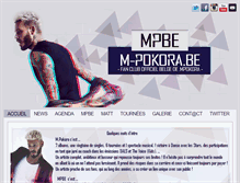Tablet Screenshot of m-pokora.be